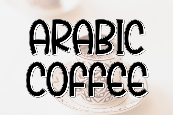 Arabic Coffee: A Handwritten Display Font for Bold Branding