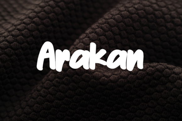 Arakan Display Font for Handmade Product Designs