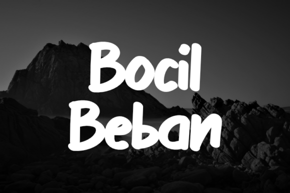 Bocil Beban Display Font: Testing It on a Real Branding Project