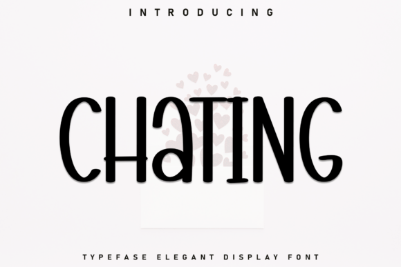 Chating: A Handwritten Marker Font for Bold Brand Content
