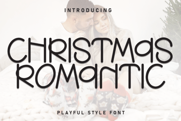 Christmas Romantic Font: A Playful Display Typeface for Campaigns