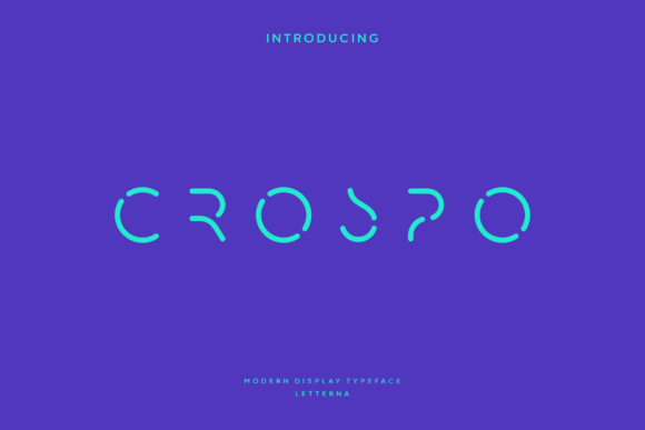 Crospo: A Contemporary Typeface for Branding and Design
