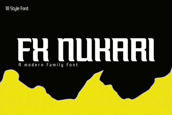 Fx Nukari: An Expressive Display Font for Crafters