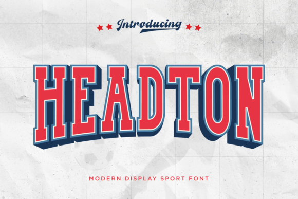 Headton Display Font for Crafters and Handmade Product Designers