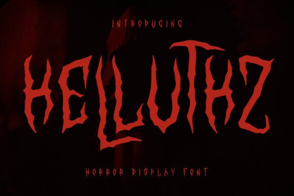 Helluthz Display Font for Handcrafted Products and Branding