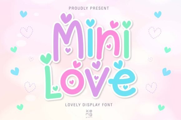 Mini Love: A Romantic Display Font for Small Business Branding
