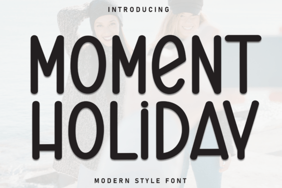 Moment Holiday Font: A Festive Display Typeface for Branding