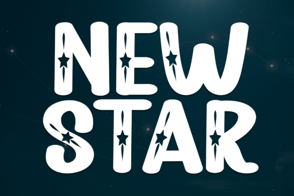 New Star: A Playful Display Font for Editorial Storytelling