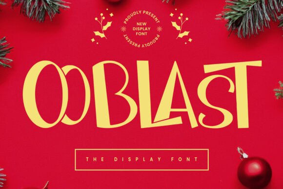 Ooblast: A Playful Display Font for Distinctive Editorial Design