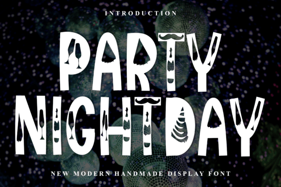 Party Nightday Display Font Review for Brand Design Projects