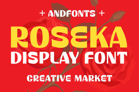 Roseka: A Playful Display Font for Bold Business Branding