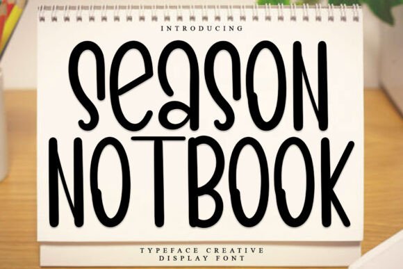 Season Notebook Font Review for Editorial Design