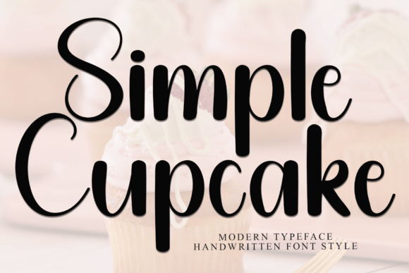 Simple Cupcake Script Font for Web Design and Digital Branding