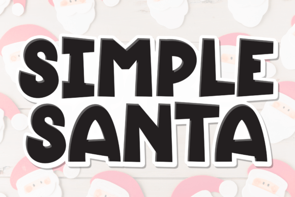 Simple Santa: A Hand-Sketched Display Font for Modern Web Design