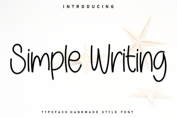 Simple Writing Display Font for Small Business Branding