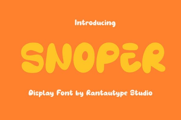 Snoper Handwritten Display Font for Campaign Creatives