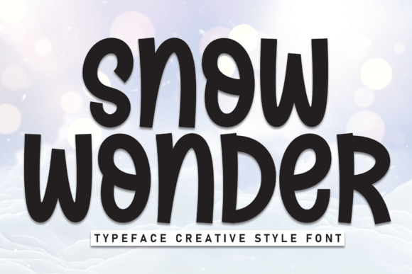 Snow Wonder Font Review for Handmade Labels and Craft Designs