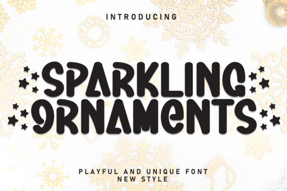 Sparkling Ornaments Display Font Review