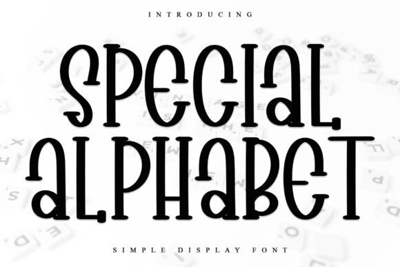 Special Alphabet: A Handwritten Display Font for Elegant Web Branding
