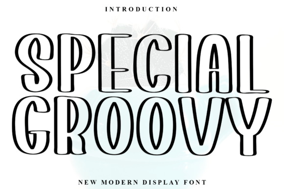 Special Groovy Display Font for Bold Editorial Headlines