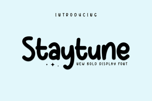 Staytune Font: A Handwritten Display Font for Digital Branding