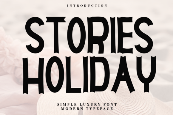 Stories Birthday: A Playful Display Font for Warm Branding Projects