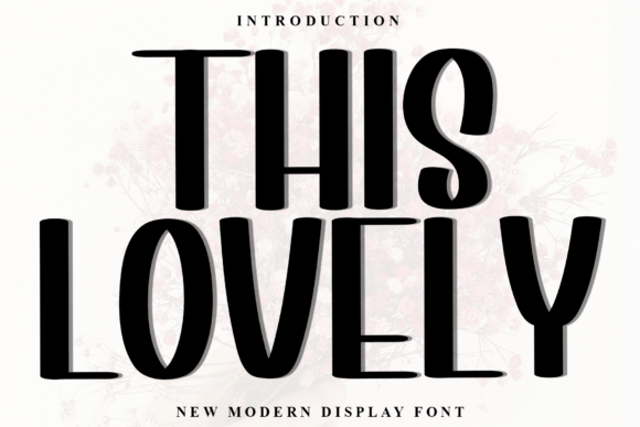 This Lovely Display Font for Bold Branding and Eye-Catching Headlines