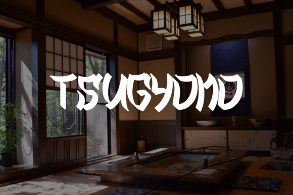 Tsugyono: A Display Font with Dazzling Charisma for Editorial Design