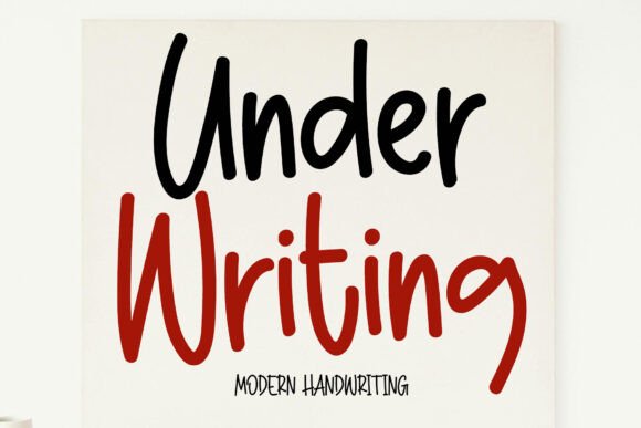 Under Writing: An Elegant Handwritten Typeface for Brand Designers