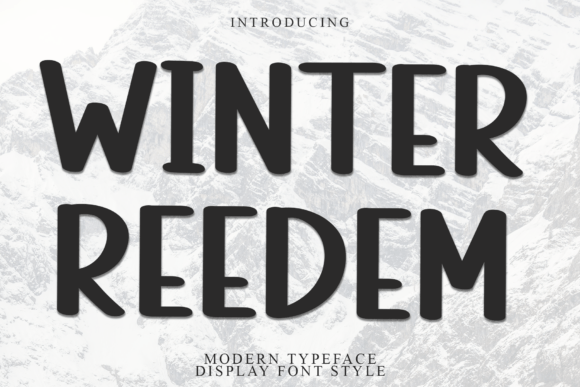 Winter Reedem Font for Bold Winter Campaigns and Clear Messaging