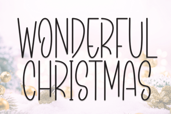 Wonderful Christmas: A Handwritten Display Font Review